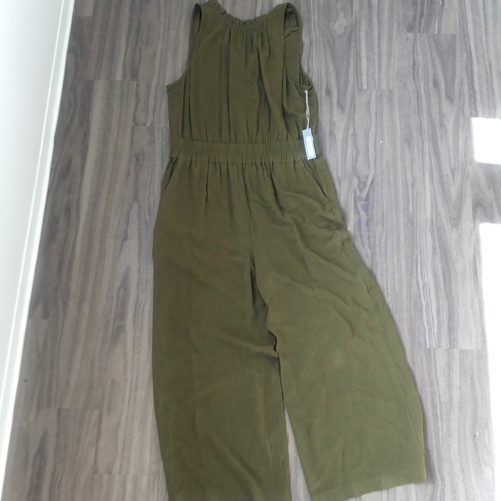 *NWT* olive green jumpsuit